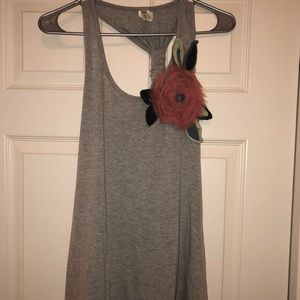Tank Top with Flower